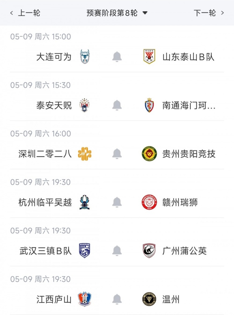 海港B隊(duì)北區(qū)穩(wěn)坐頭名 貴州貴陽(yáng)客場(chǎng)絕殺登頂南區(qū)