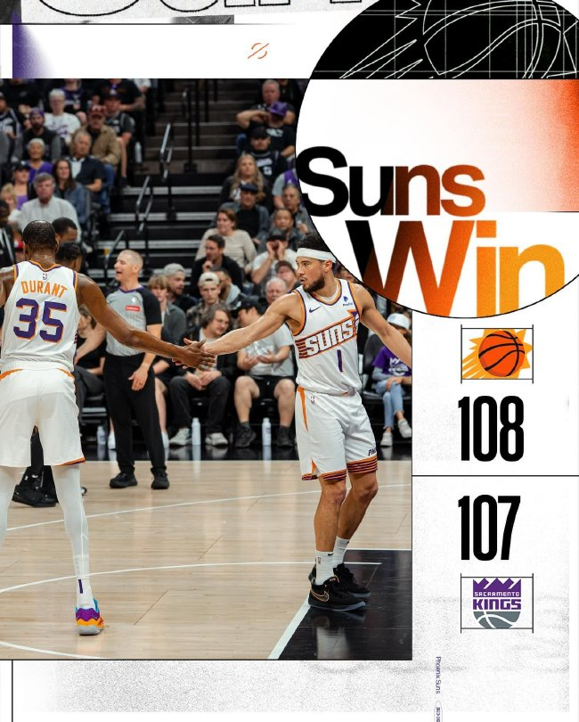 太陽1分險勝國王，湖人穩守西部第八
