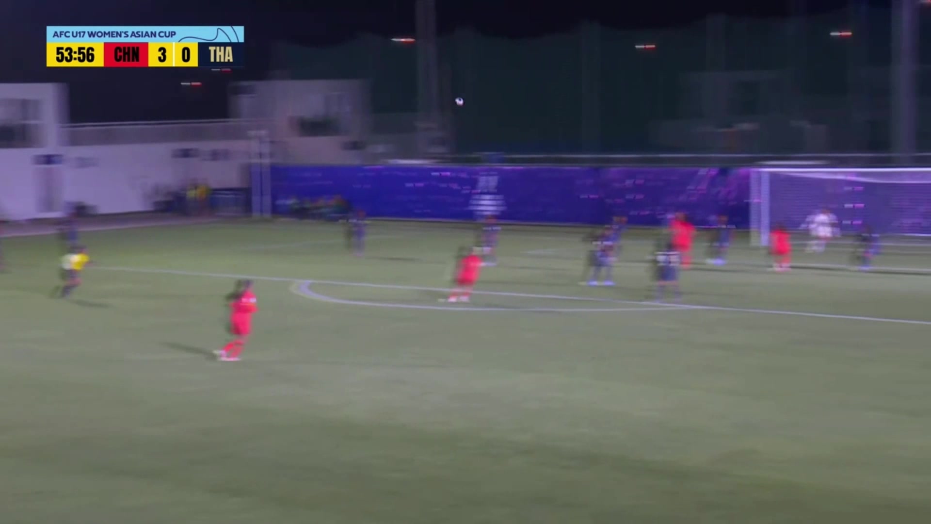 U17中國女足4-0領(lǐng)先泰國！李啟嫻梅開二度，